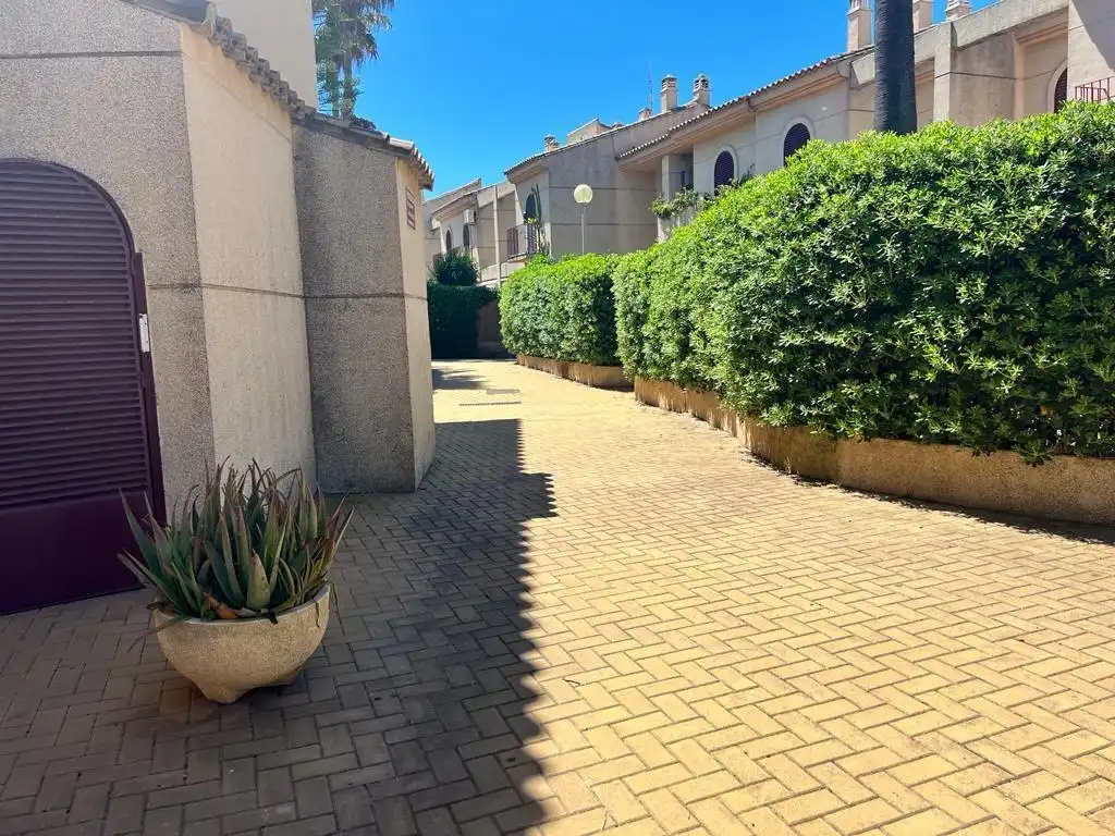 Vista exterior de Apartamento de alquiler en Rota con Jardín privado, Terraza y Amueblado