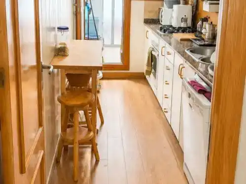 Kitchen of Flat for sale in Badalona  with Air Conditioner