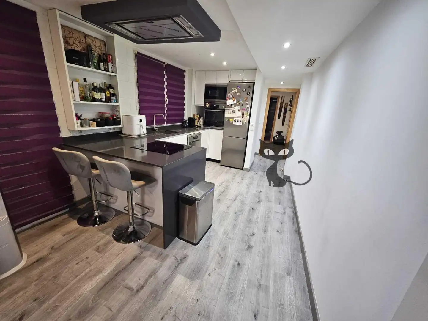 Kitchen of Flat for sale in Massanassa  with Air Conditioner, Parquet flooring and Balcony