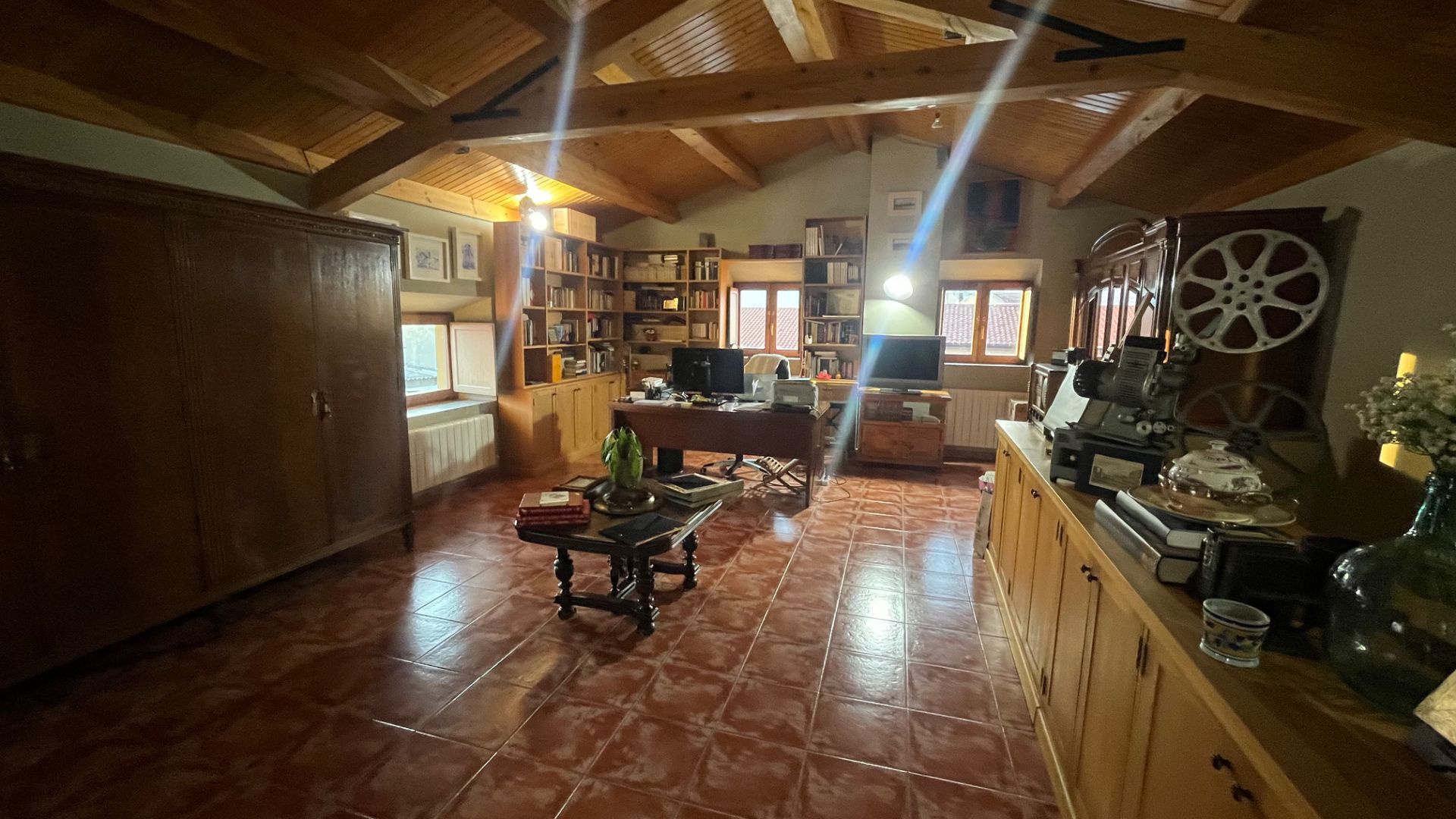 Living room of House or chalet for sale in Portillo  with Heating and Alarm