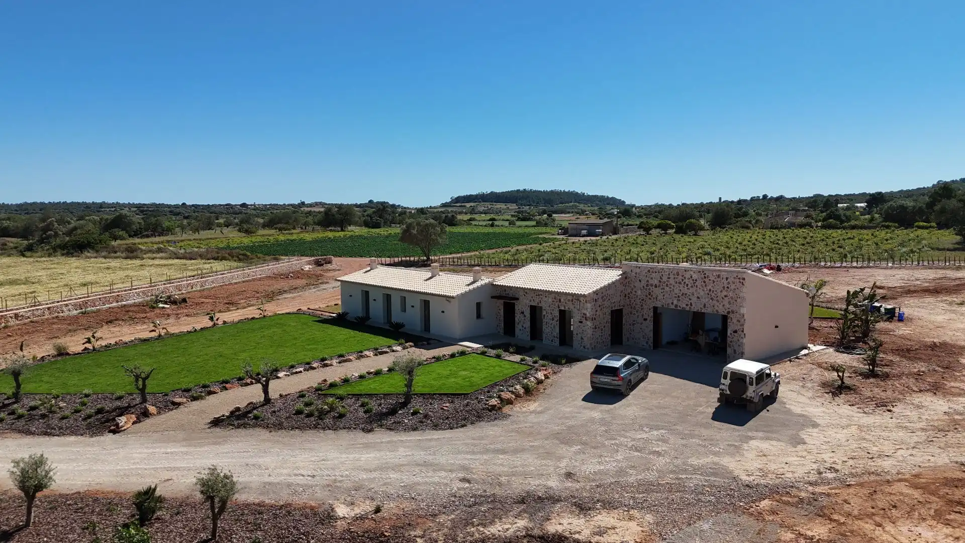 Vista exterior de Finca rústica de alquiler en Porreres con Aire acondicionado, Calefacción y Terraza