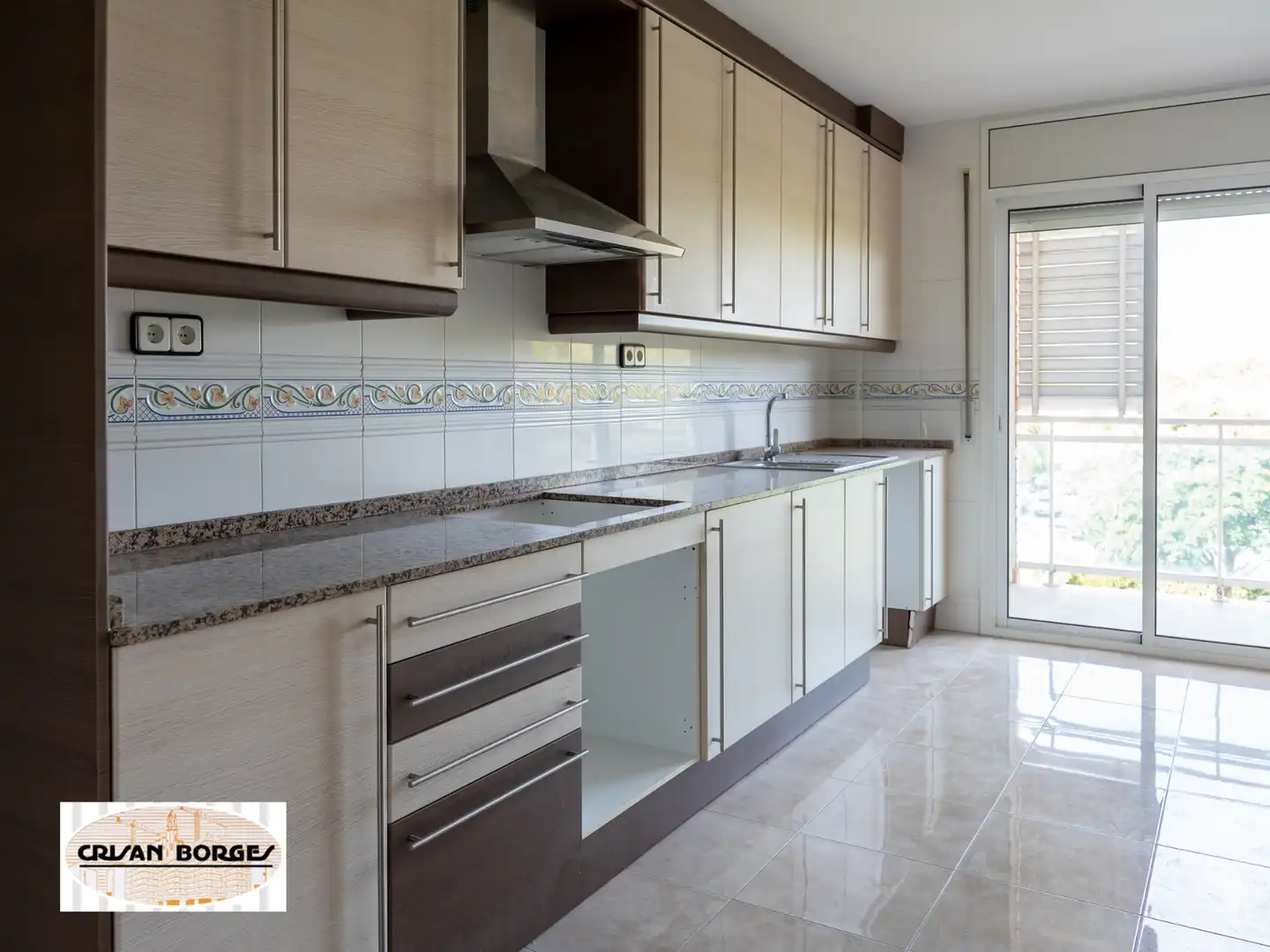 Kitchen of Flat for sale in Reus  with Air Conditioner, Private garden and Parquet flooring