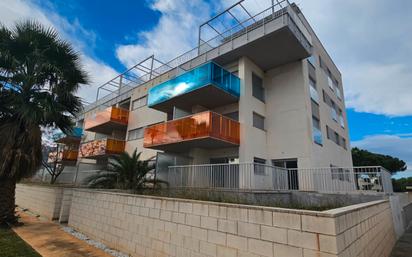 Außenansicht von Wohnungen zum verkauf in Dénia mit Terrasse und Schwimmbad