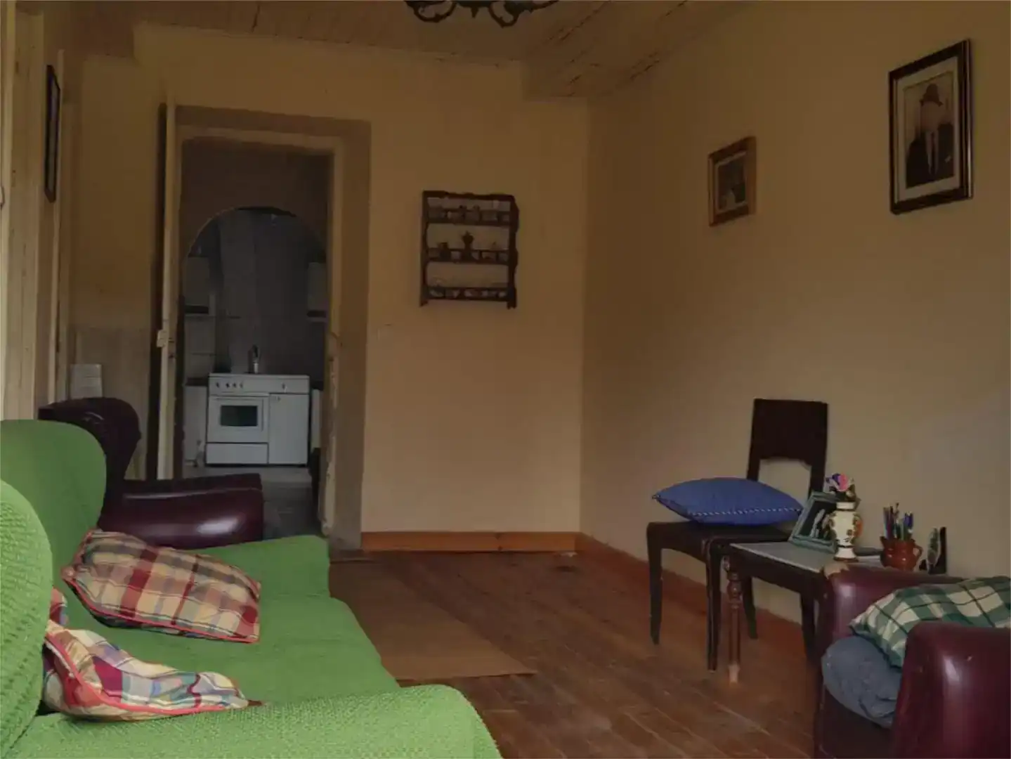 Sala d'estar de Casa adosada en venda en Crecente, Pontevedra