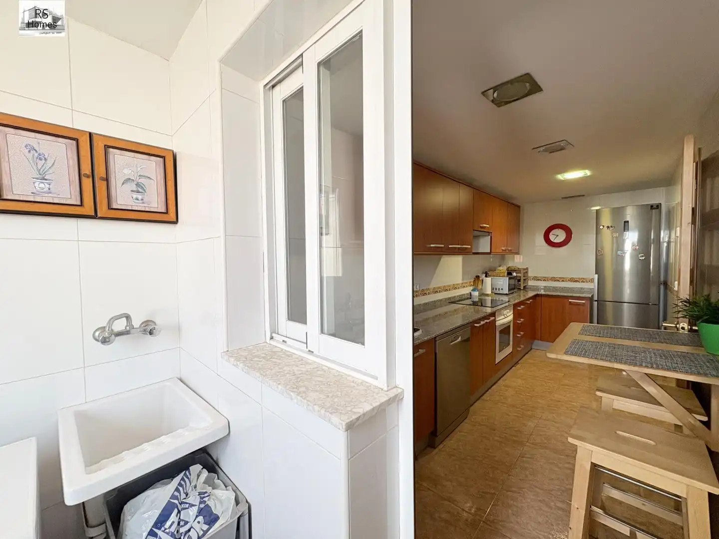 Kitchen of Flat for sale in Vilamarxant  with Air Conditioner, Heating and Storage room