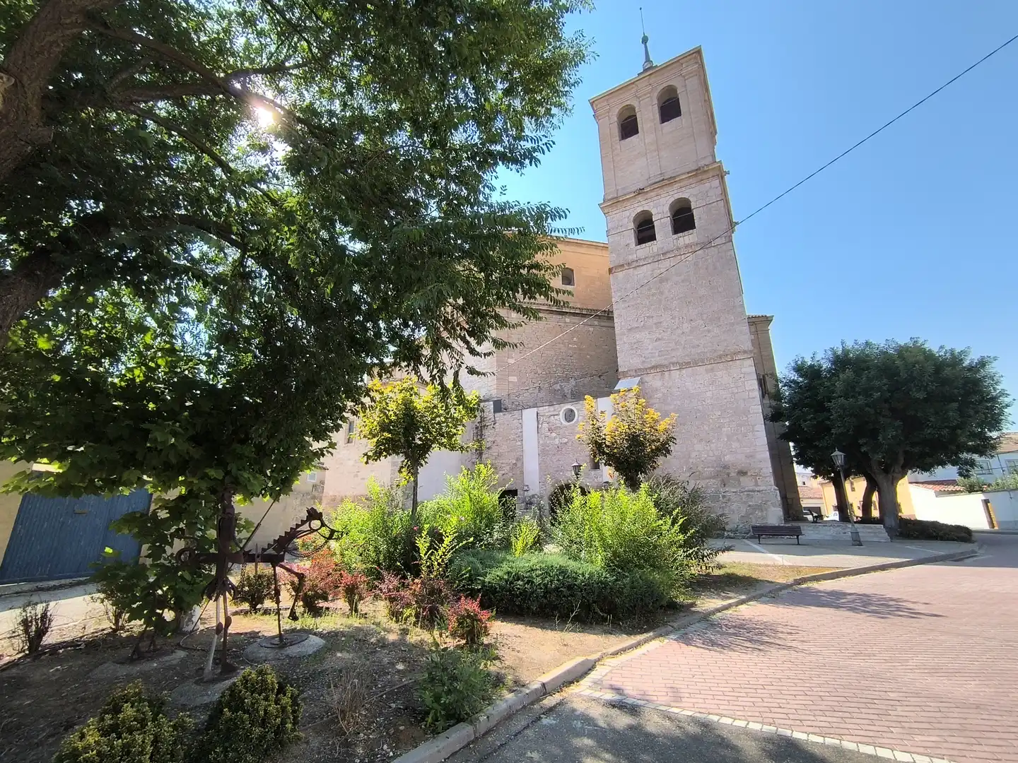 Vista exterior de Casa o chalet en venta en Valoria la Buena con Aire acondicionado, Calefacción y Terraza