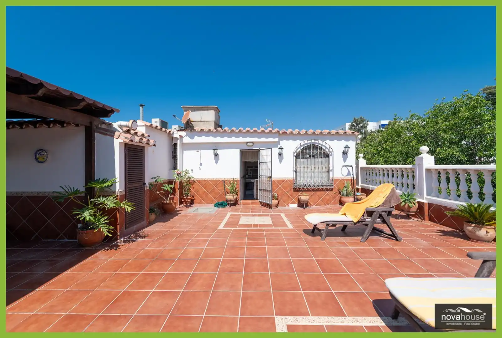 Terraza de Casa o chalet en venta en Málaga con Aire acondicionado, Terraza y Trastero