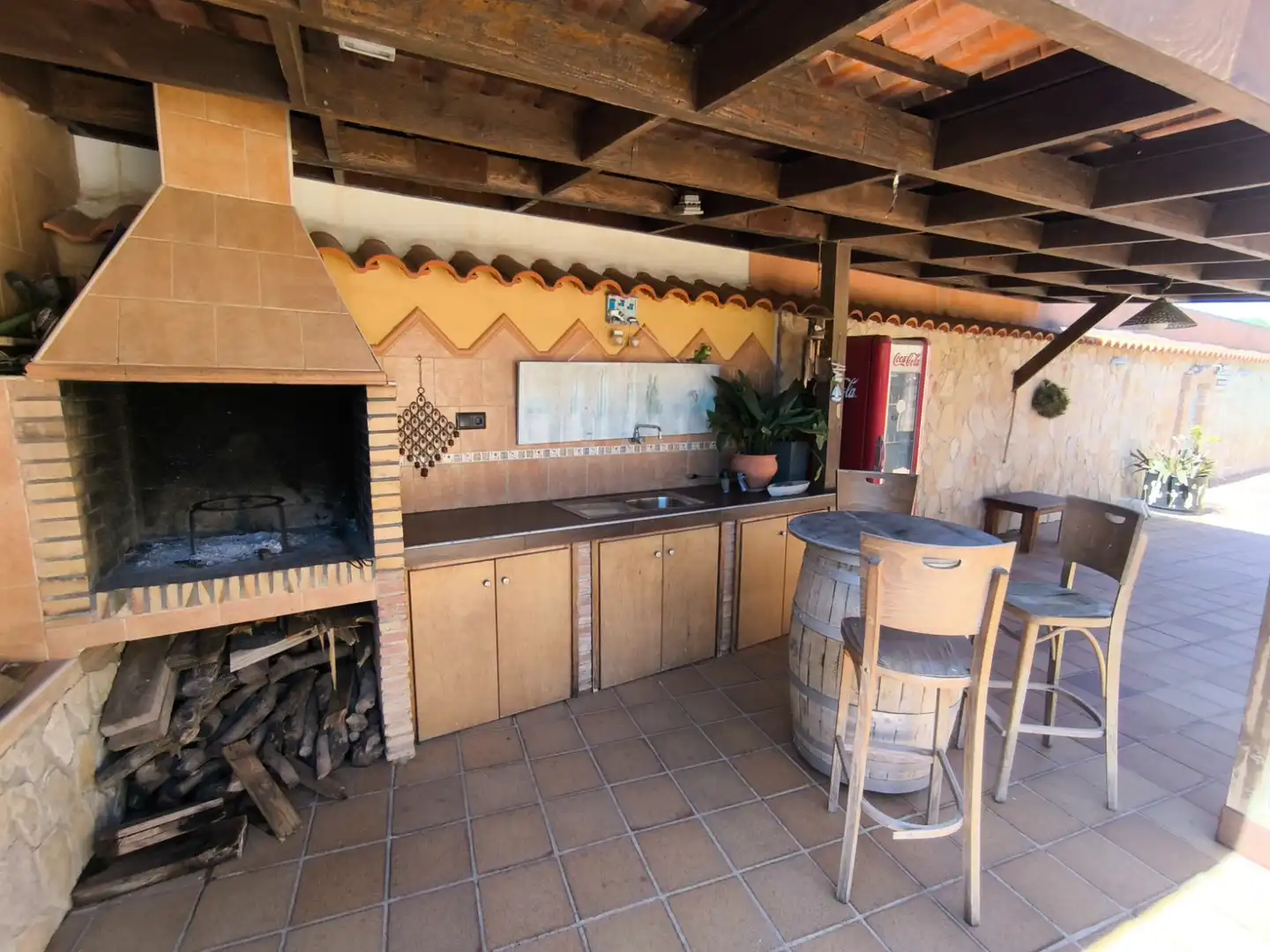 Terrassa de Casa o xalet en venda en La Unión amb Aire condicionat, Calefacció i Jardí privat