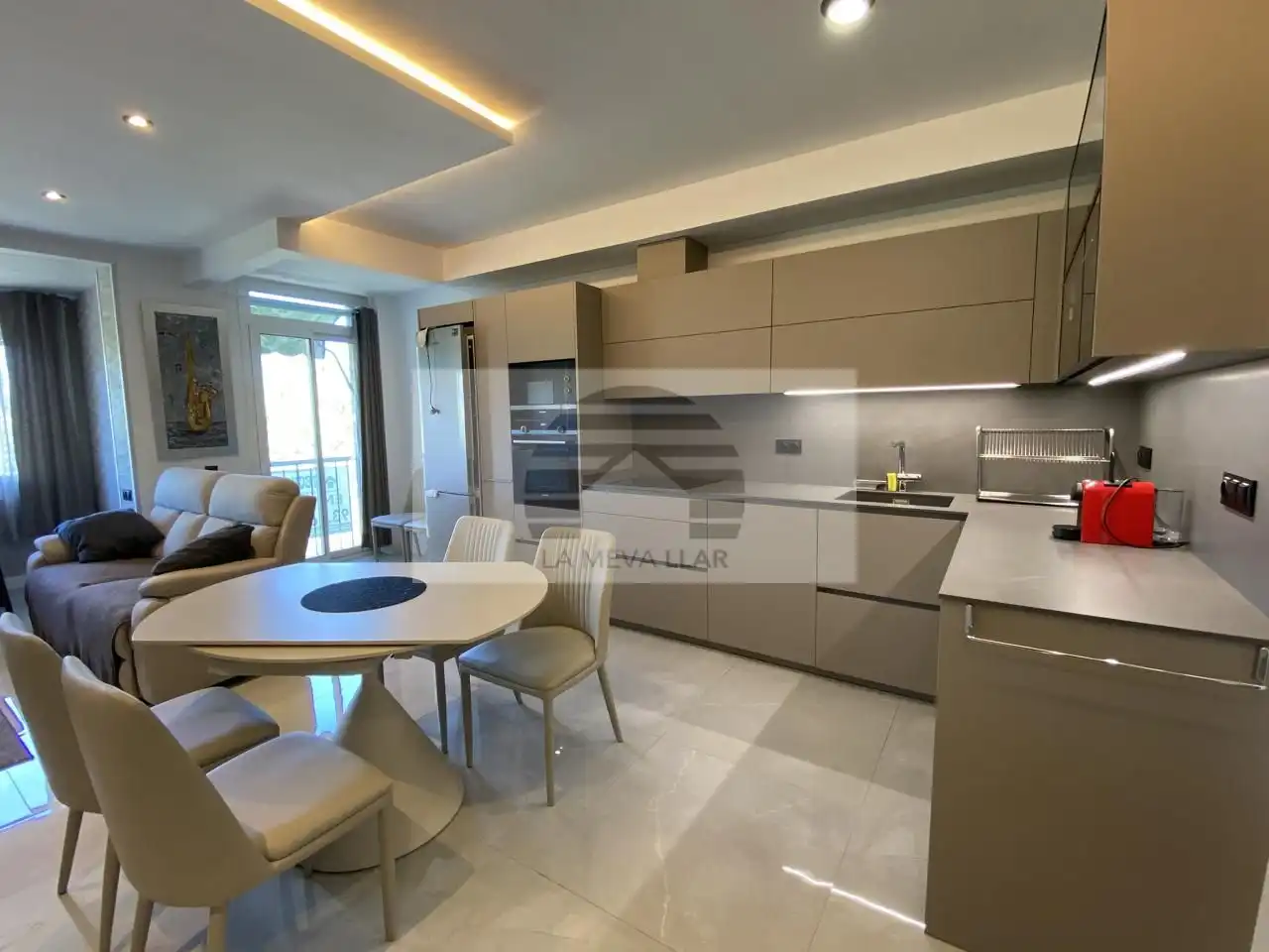 Kitchen of Flat for sale in  Barcelona Capital  with Air Conditioner and Furnished