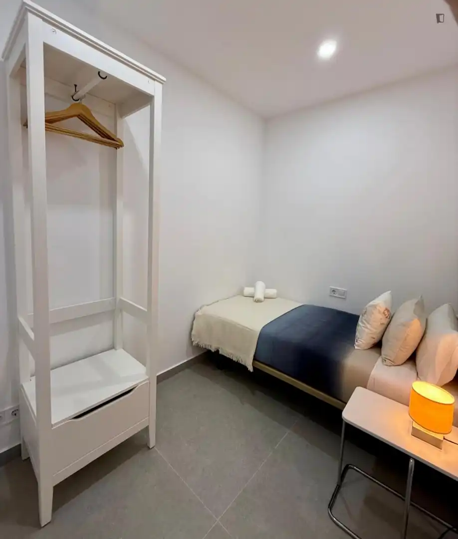 Habitación de Apartamento de alquiler en Barcelona con Aire acondicionado, Calefacción y Amueblado