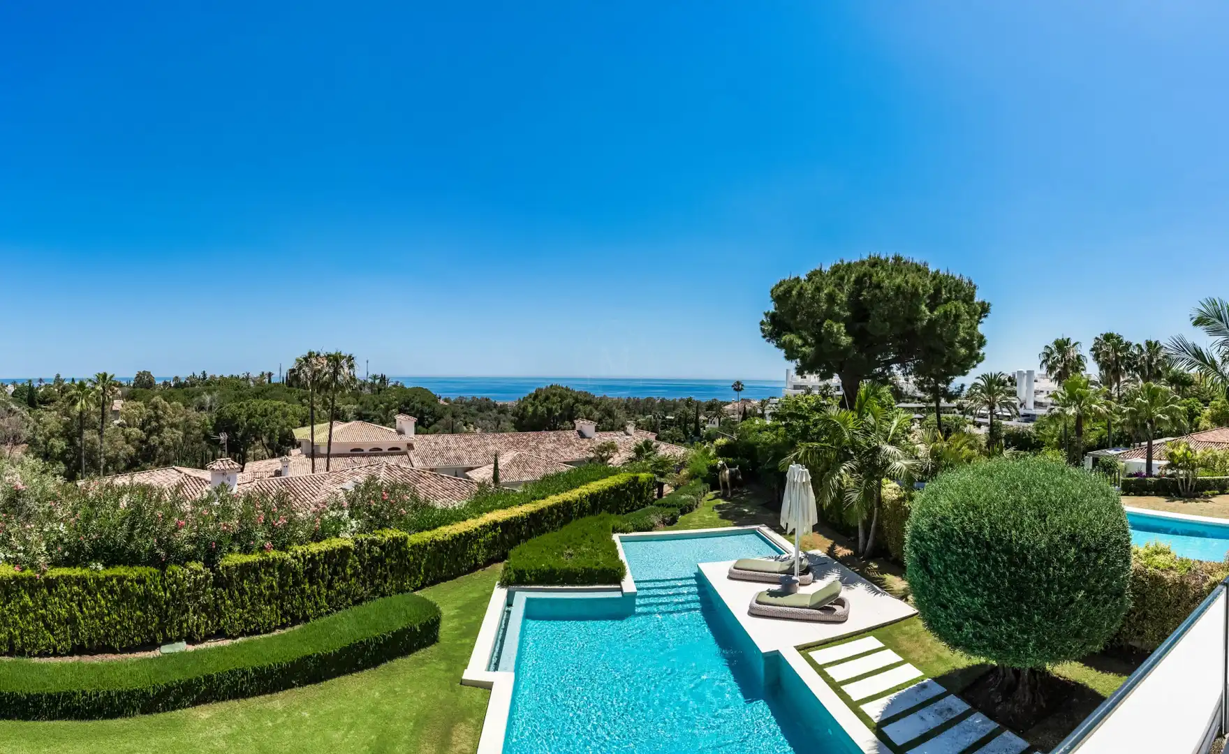 Garden of Houses for sale in Marbella  with Air Conditioner, Heating and Private garden