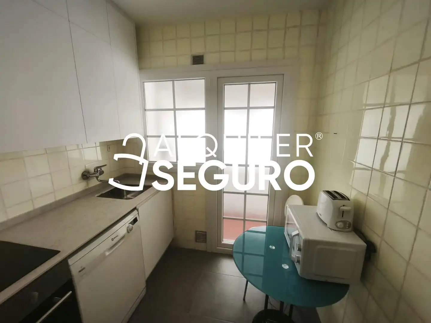 Küche von Wohnung zur Miete in Zaragoza mit Heizung, Terrasse und Möbliert