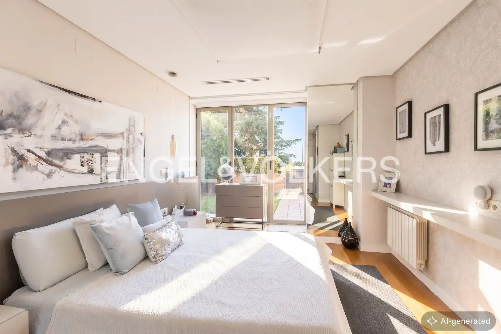 Dormitori de Apartament en venda en Madrid amb Aire condicionat, Calefacció i Jardí privat