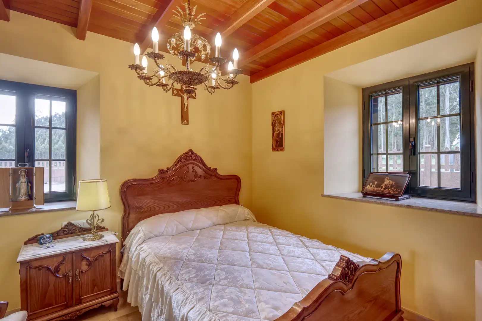 Habitación de Finca rústica en venta en Valdoviño con Calefacción, Jardín privado y Parquet