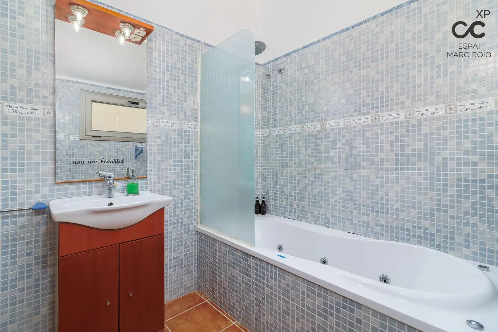 Bathroom of Attic for sale in Portbou  with Air Conditioner, Heating and Terrace