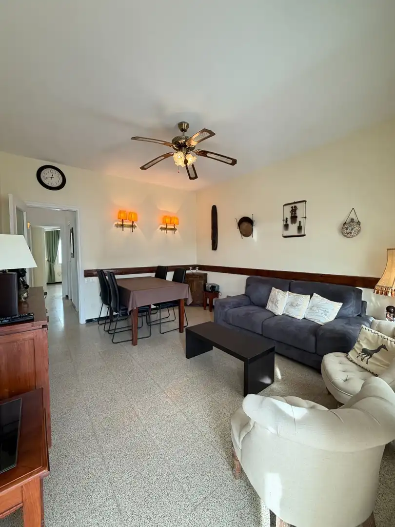 Living room of Apartments for sale in Roses  with Heating, Terrace and Furnished