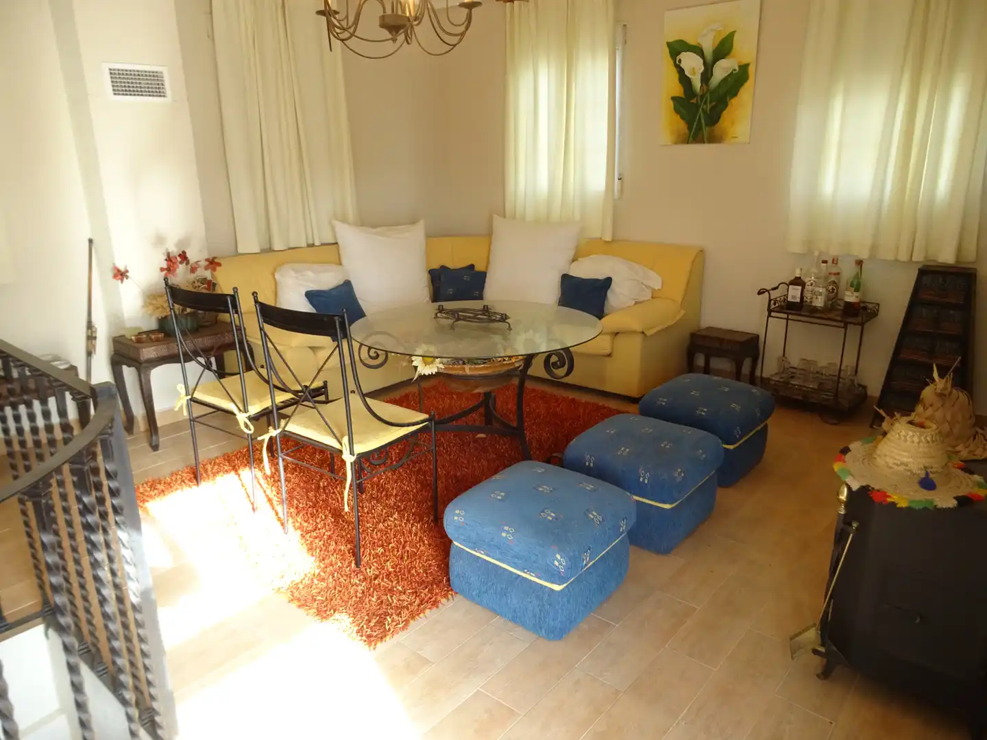 Living room of Houses for sale in Córdoba  with Air Conditioner, Private garden and Terrace
