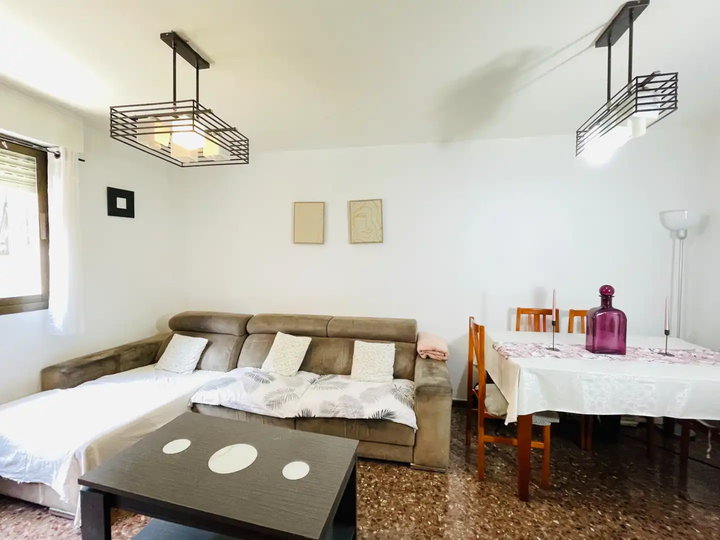 Sala de estar de Piso en venta en Zaragoza con Aire acondicionado, Calefacción y Jardín privado