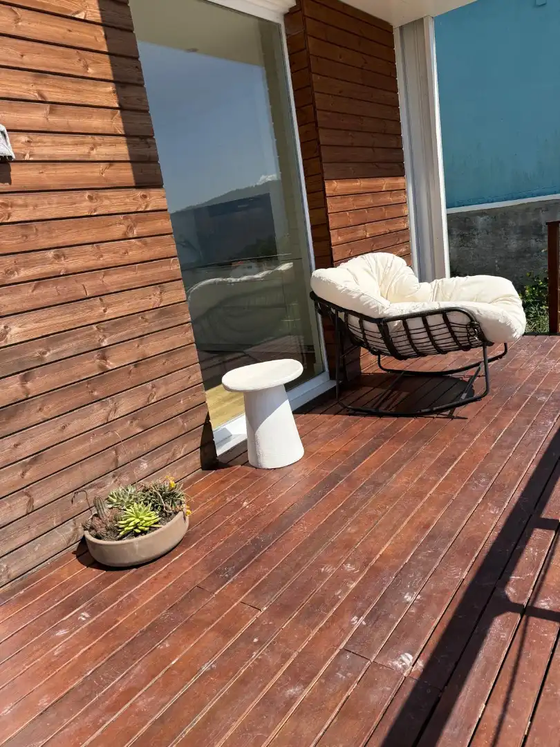 Terraza de Casa o chalet de alquiler en Moaña con Aire acondicionado, Calefacción y Jardín privado