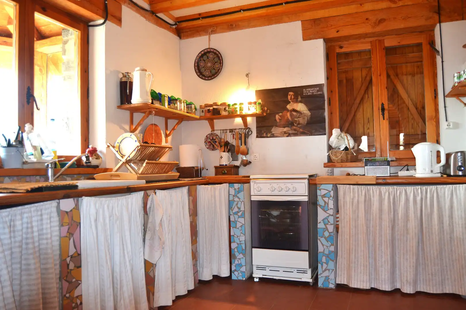 Küche von Haus oder Chalet zum Verkauf in Aisa mit Heizung und Privatgarten