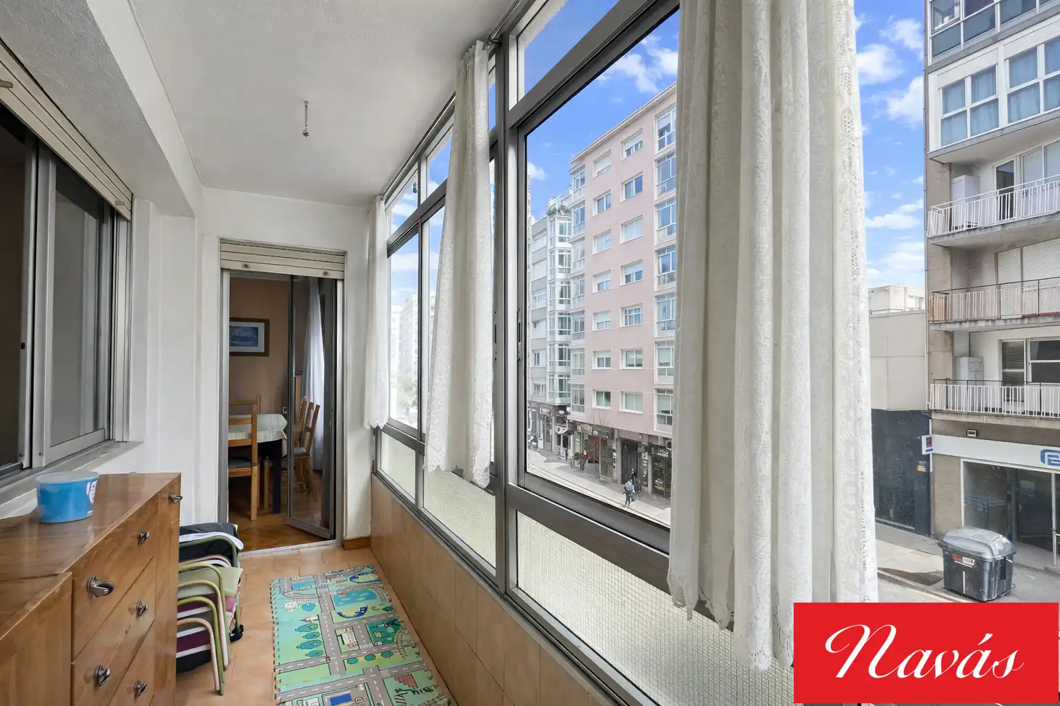 Balcony of Flat for sale in Vigo   with Heating, Parquet flooring and Storage room