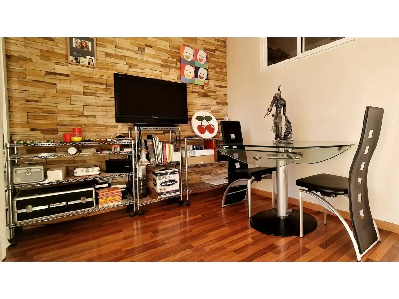Sala de estar de Piso en venta en Roquetas de Mar con Aire acondicionado, Calefacción y Parquet