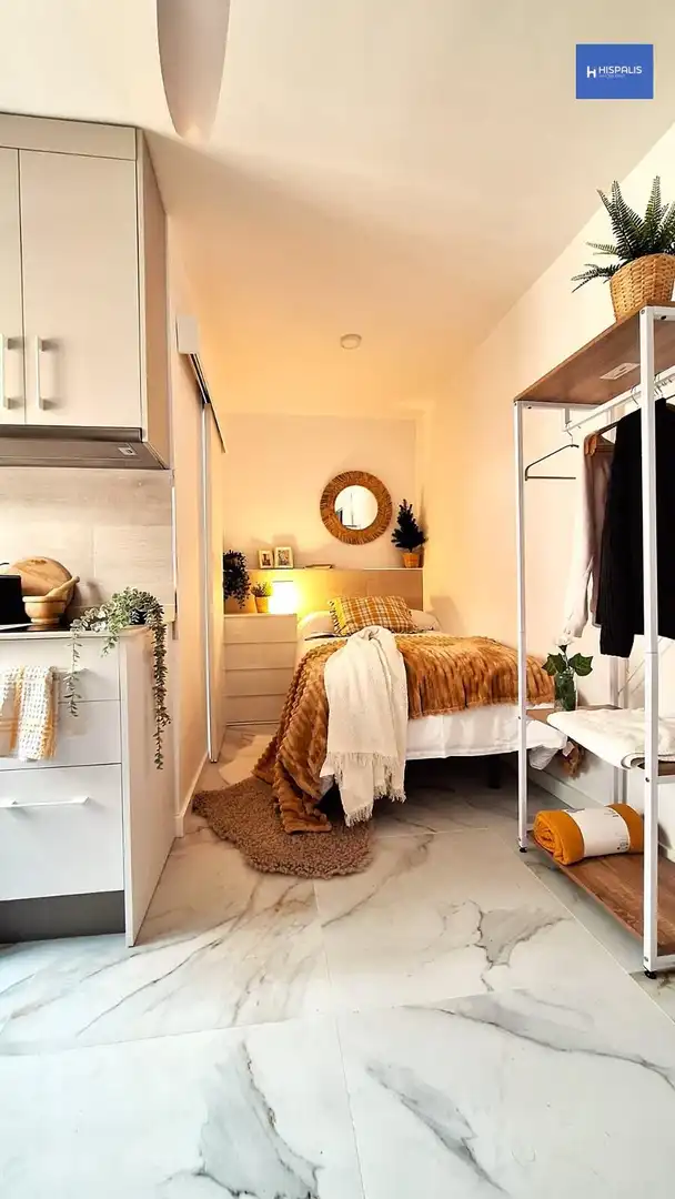 Habitación de Estudio de alquiler en Sevilla con Aire acondicionado, Calefacción y Amueblado