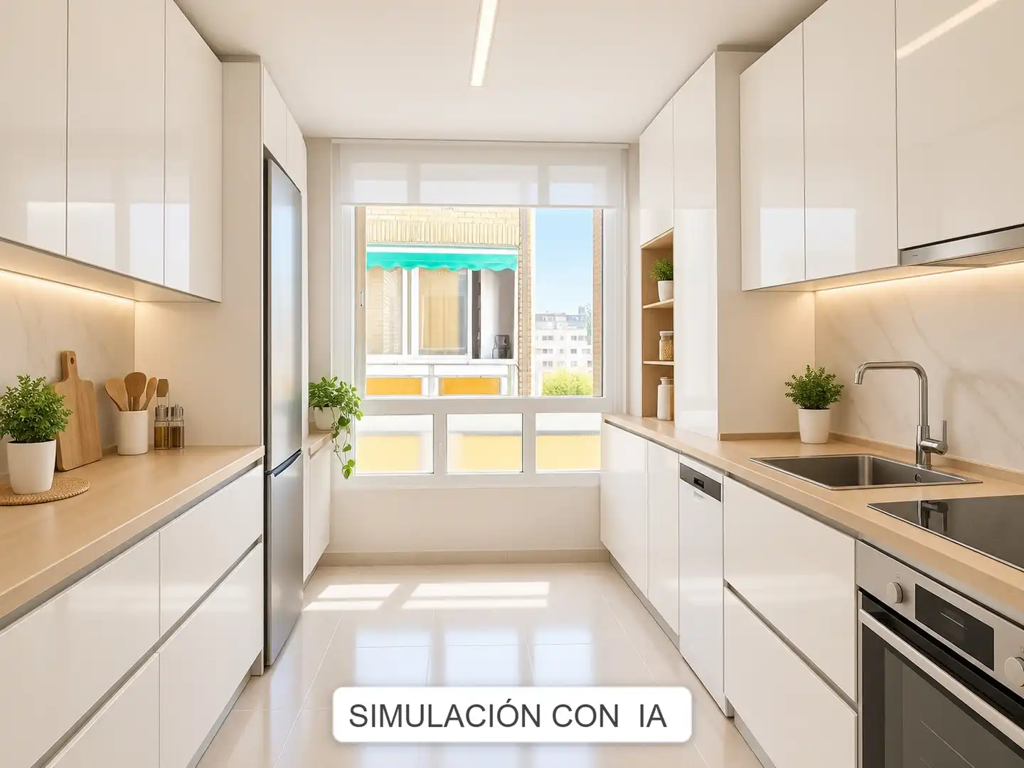 Küche von Wohnung zum Verkauf in Madrid mit Heizung und Terrasse