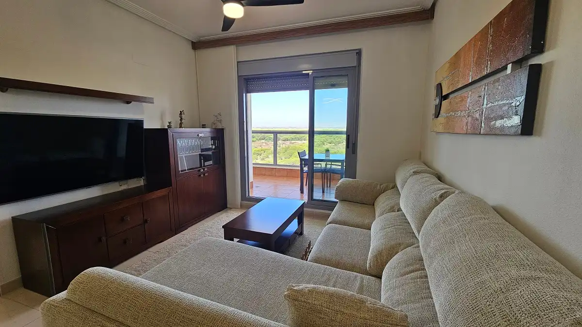 Sala d'estar de Apartament en venda en Elche / Elx amb Aire condicionat, Traster i Balcó