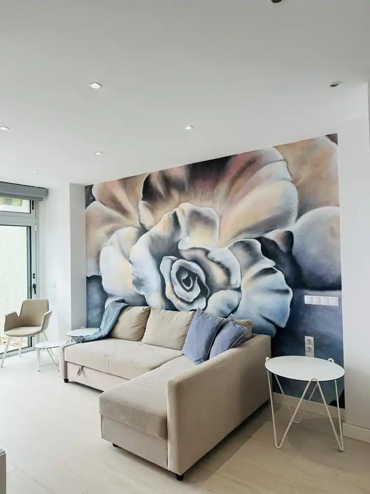 Living room of Study for rent in Las Palmas de Gran Canaria  with Air Conditioner, Terrace and Furnished