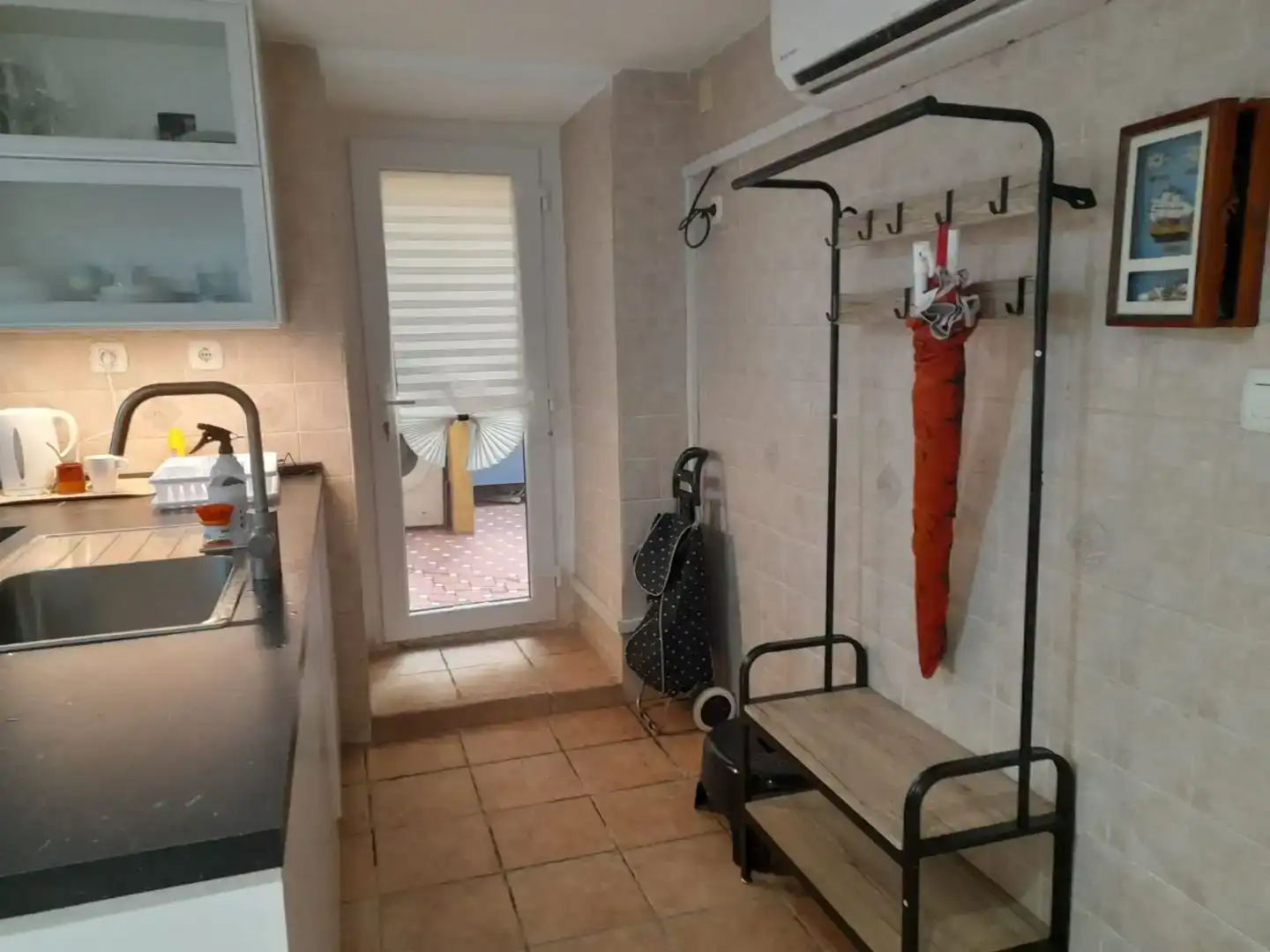 Kitchen of Flat for rent in  Valencia Capital  with Air Conditioner