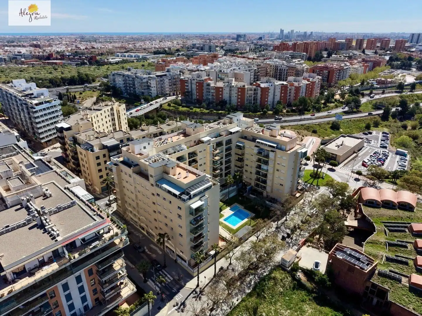 Vista exterior de Apartamento en venta en Paterna con Aire acondicionado, Calefacción y Jardín privado