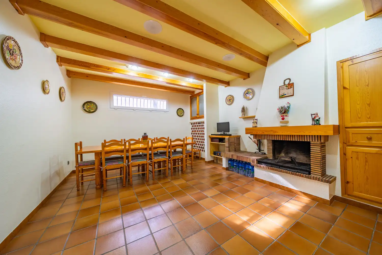 Comedor de Casa o chalet en venta en Blanes con Aire acondicionado, Calefacción y Jardín privado