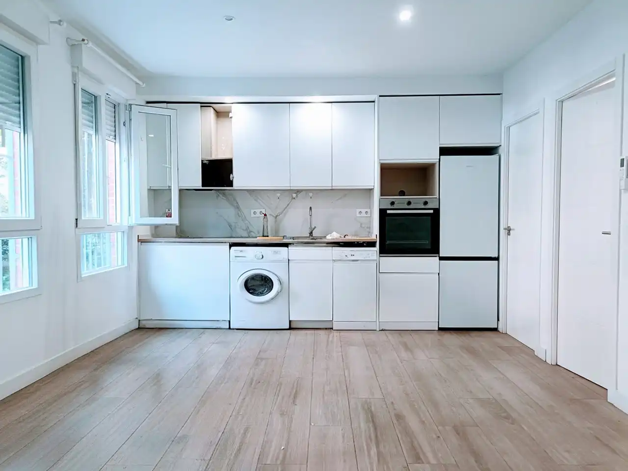 Cocina de Piso de alquiler en Madrid con Aire acondicionado