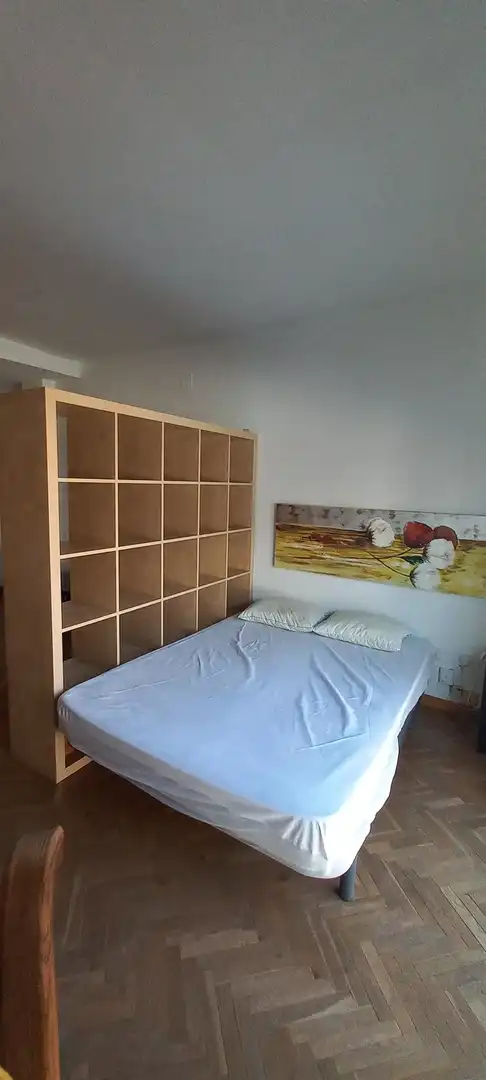 Dormitori de Estudi de lloguer en Madrid amb Calefacció i Moblat
