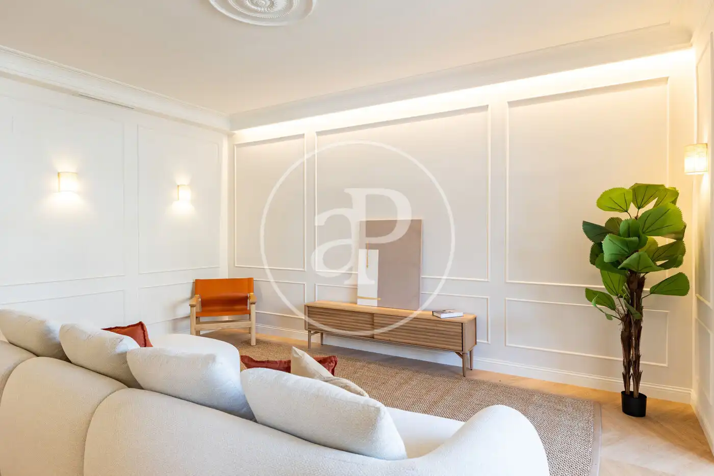 Sala de estar de Piso en venta en Barcelona con Aire acondicionado, Calefacción y Amueblado