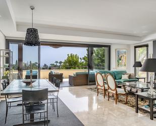 Dining room of Apartment for sale in Marbella  with Air Conditioner, Terrace and Swimming Pool