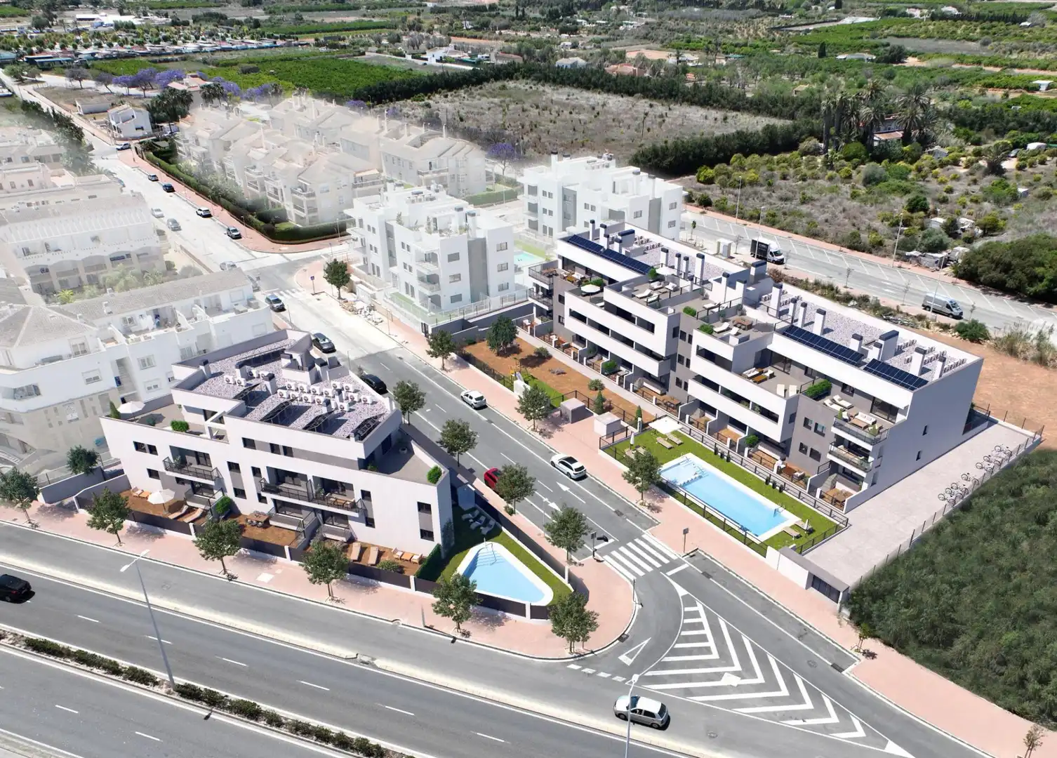 Appartamento con terrazza in vendita a Montañar - El Arenal, imagen 2