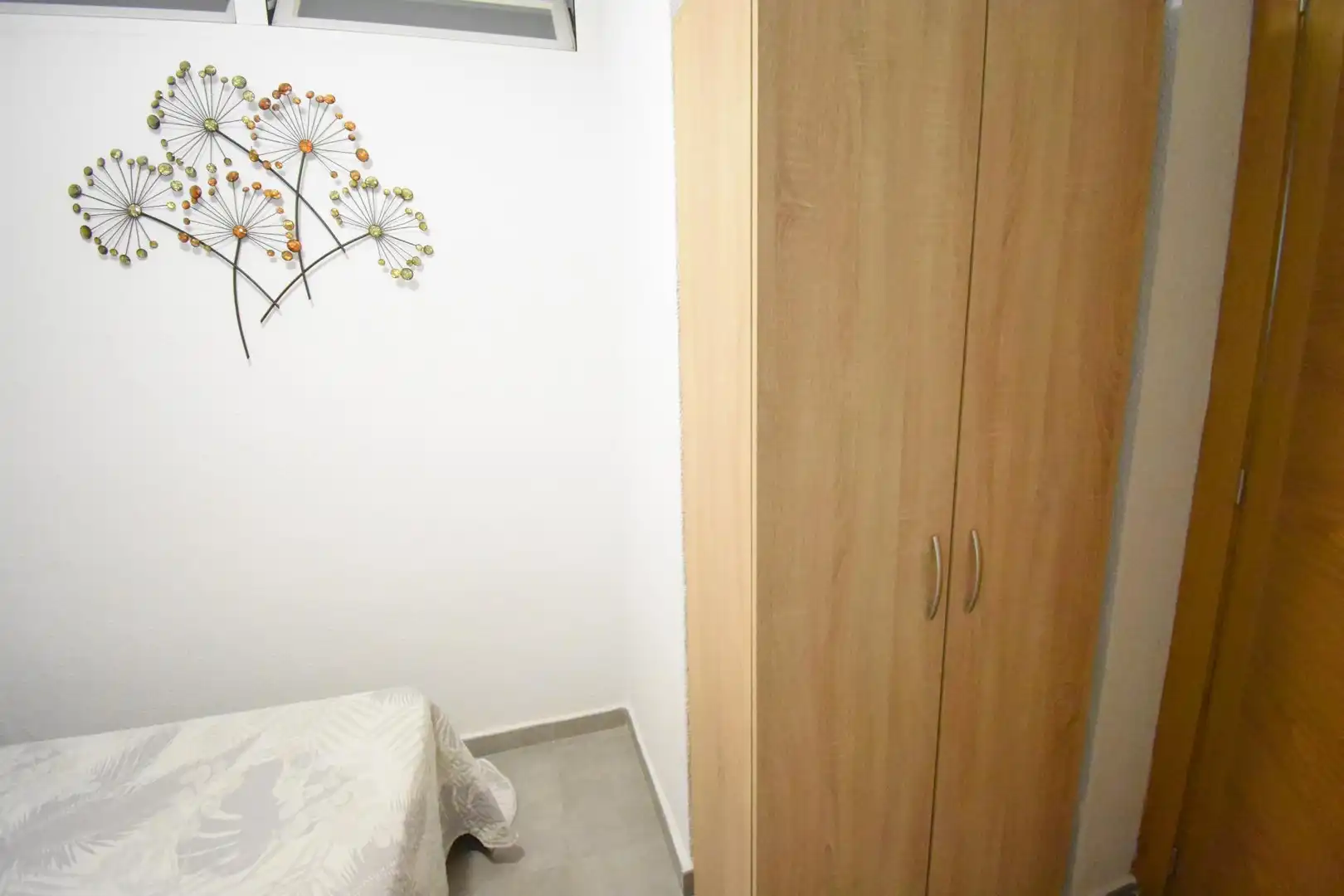 Bedroom of Flat for rent in El Campello  with Air Conditioner, Private garden and Terrace