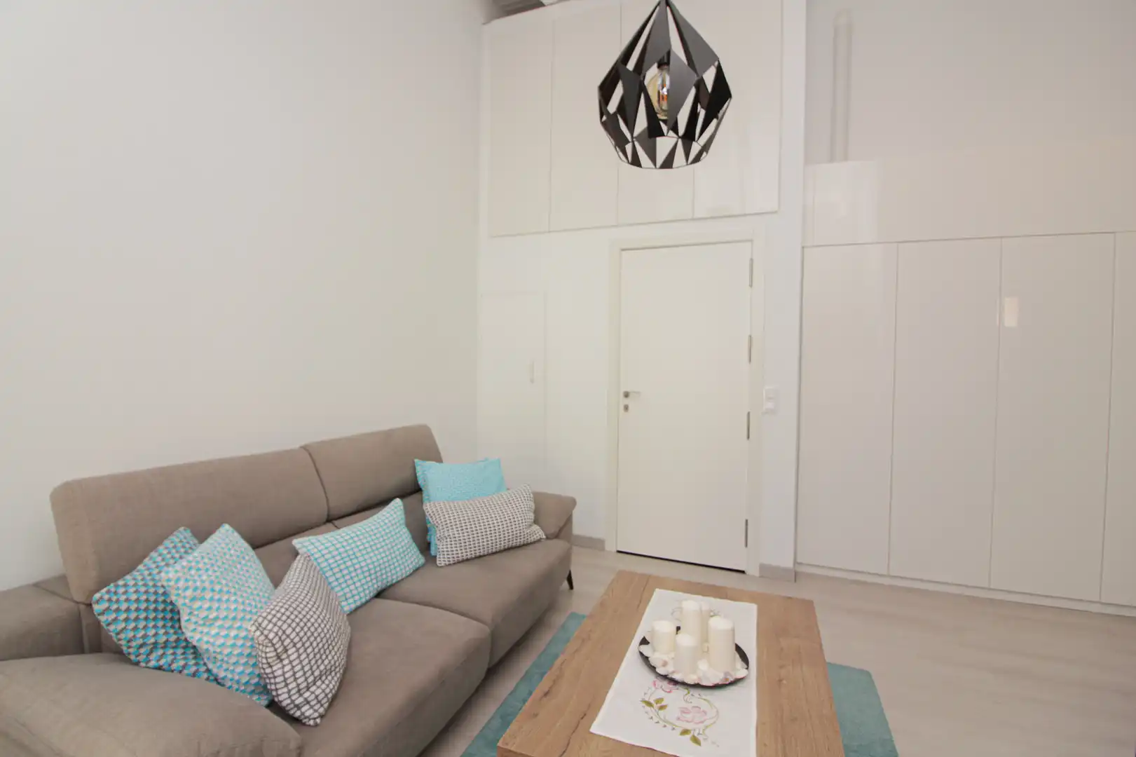 Sala d'estar de Apartament de lloguer en  Palma de Mallorca amb Moblat