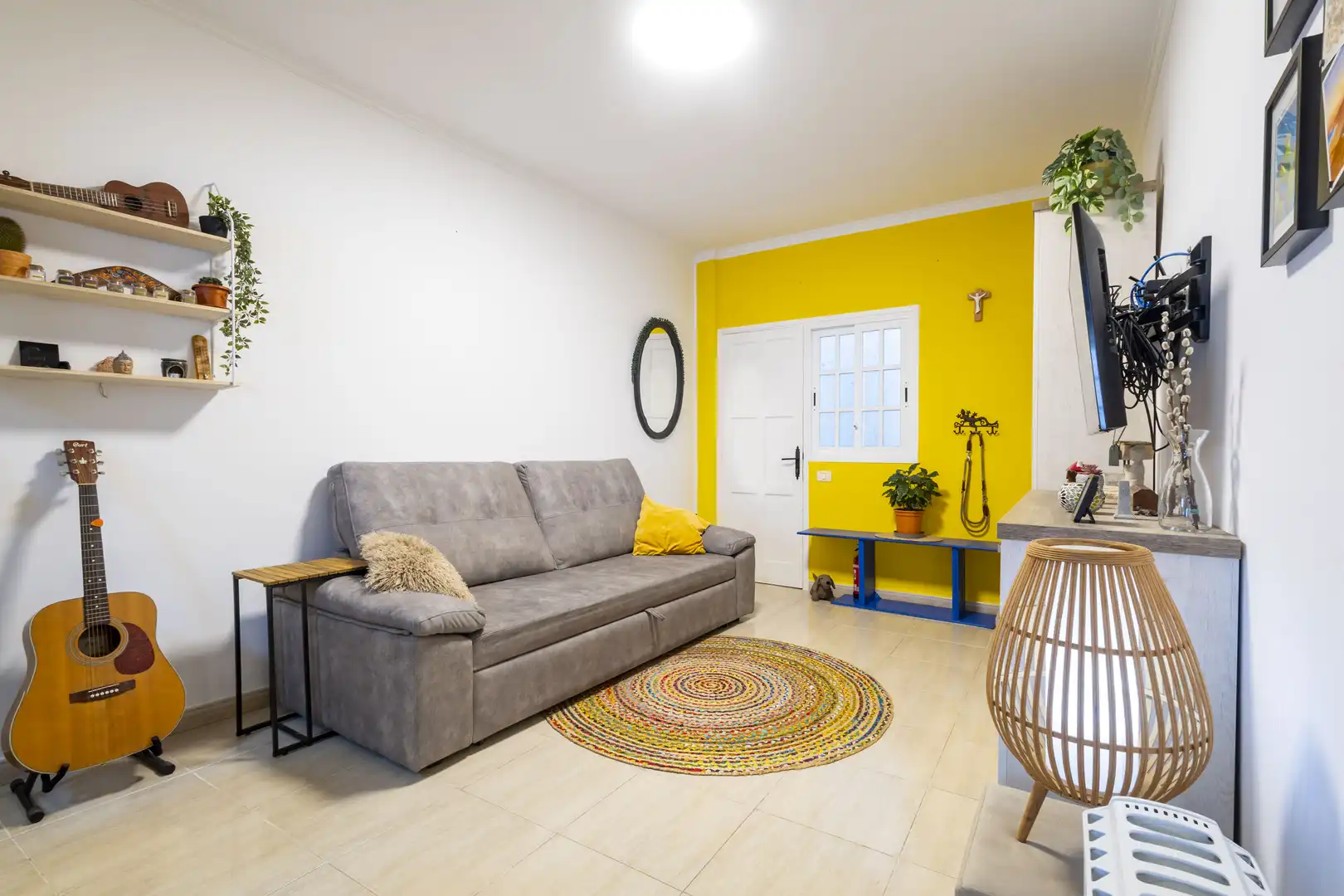 Sala de estar de Piso en venta en La Orotava con Calefacción y Amueblado