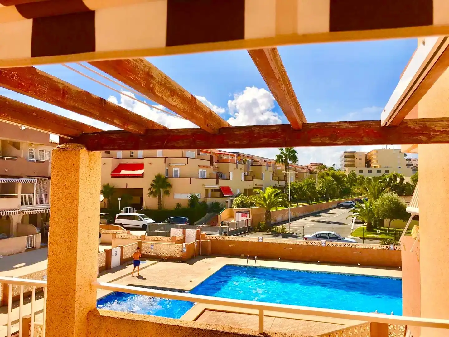 Swimming pool of Duplexes for rent in La Manga del Mar Menor  with Terrace, Swimming Pool and Furnished