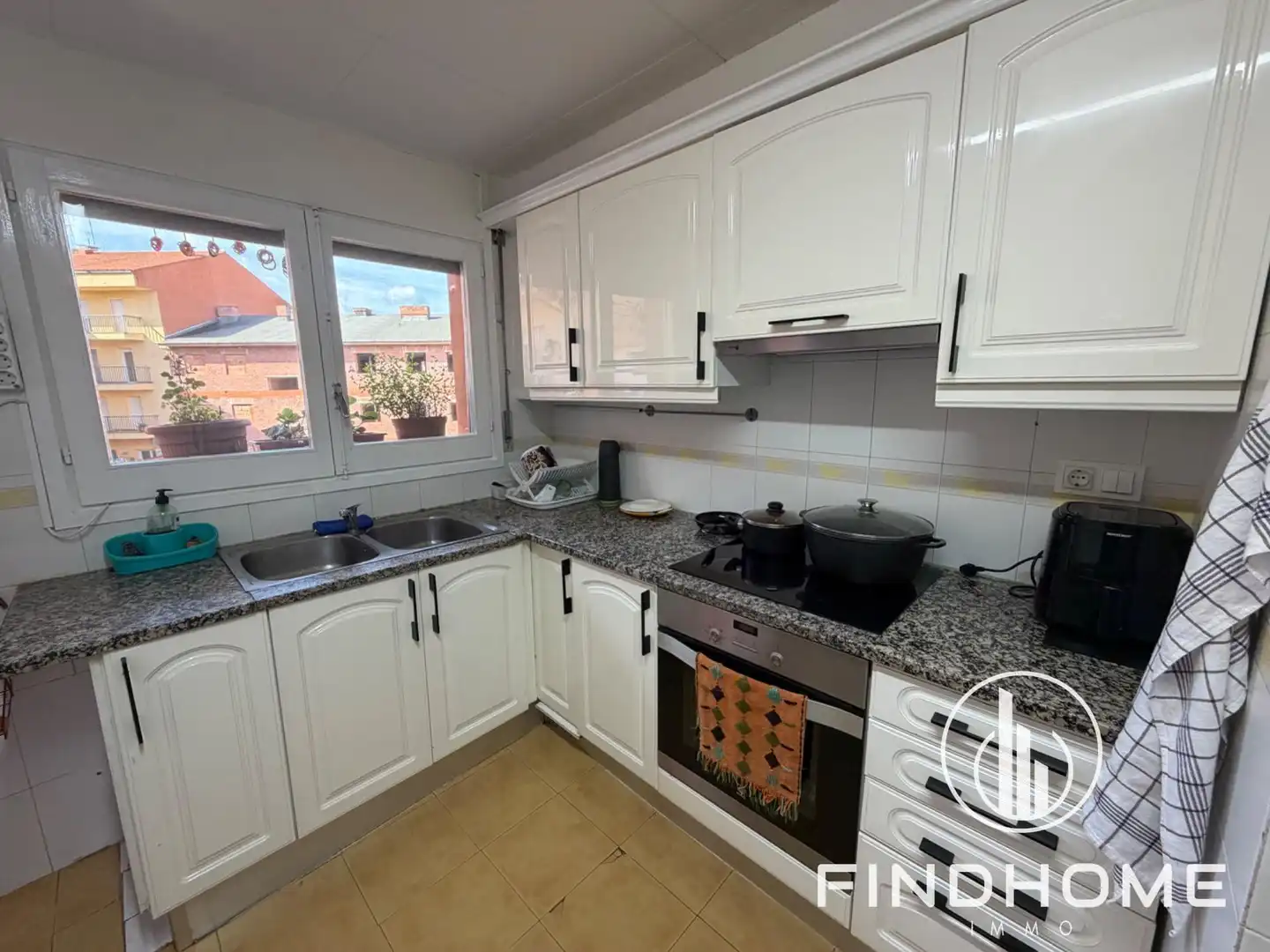 Kitchen of Flat for sale in Olot  with Heating and Terrace