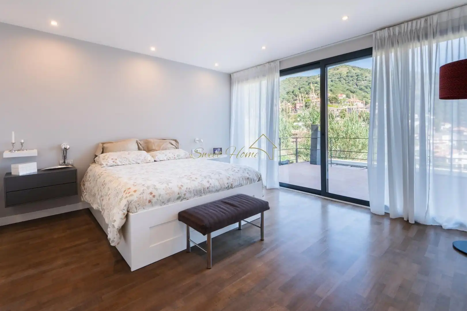 Schlafzimmer von Haus oder Chalet zum Verkauf in Alella mit Klimaanlage, Heizung und Privatgarten