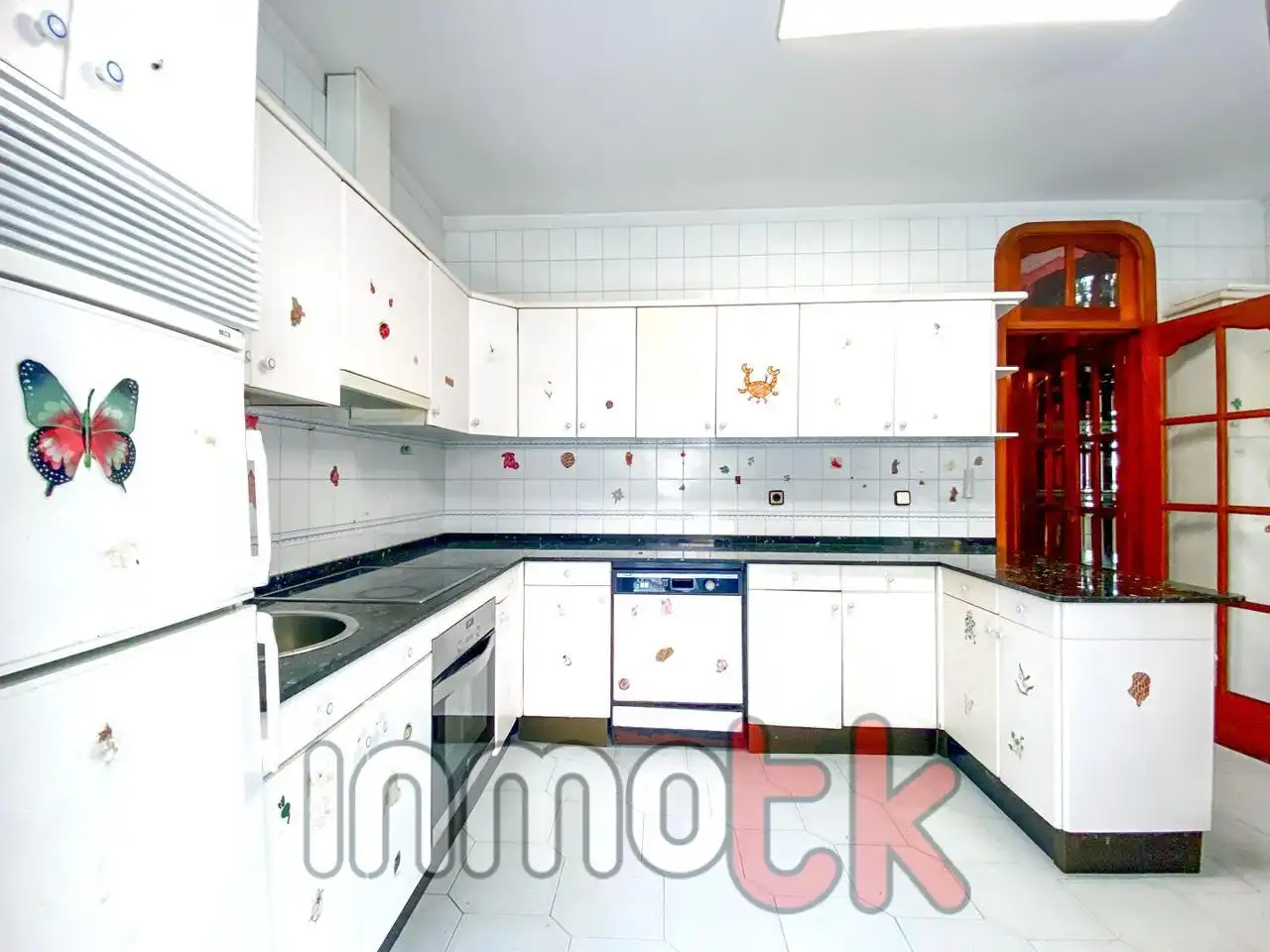 Kitchen of Houses for sale in A Coruña Capital   with Heating, Private garden and Terrace