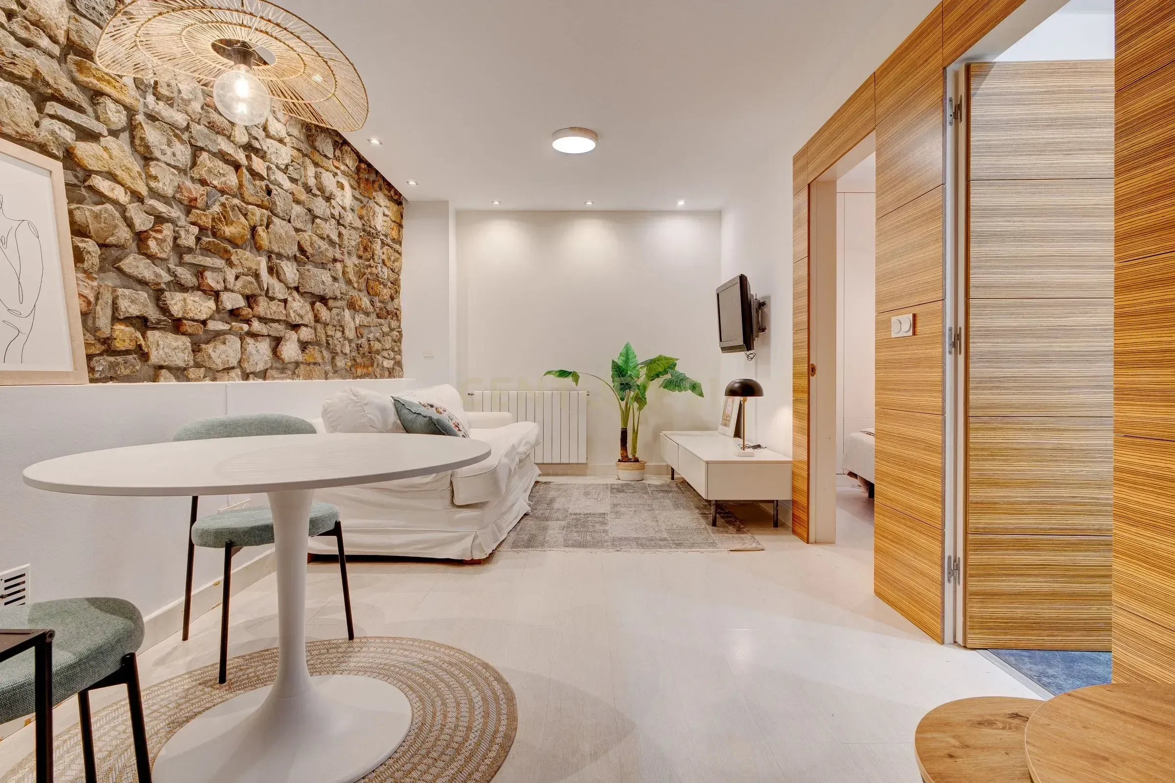 Sala de estar de Piso de alquiler en Hondarribia
