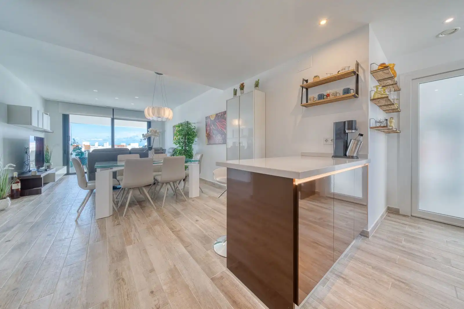 Cocina de Ático de alquiler en Estepona con Aire acondicionado, Terraza y Amueblado