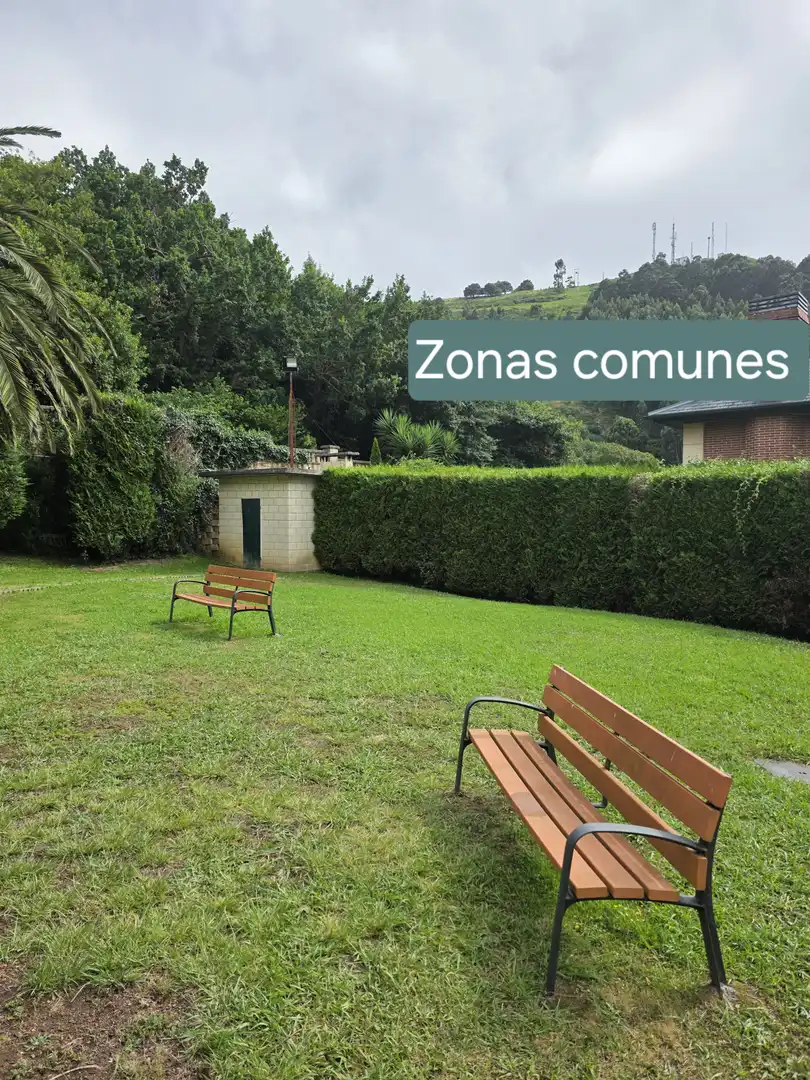 Garten von Einfamilien-Reihenhaus zum Verkauf in Castro-Urdiales mit Heizung, Privatgarten und Parkett