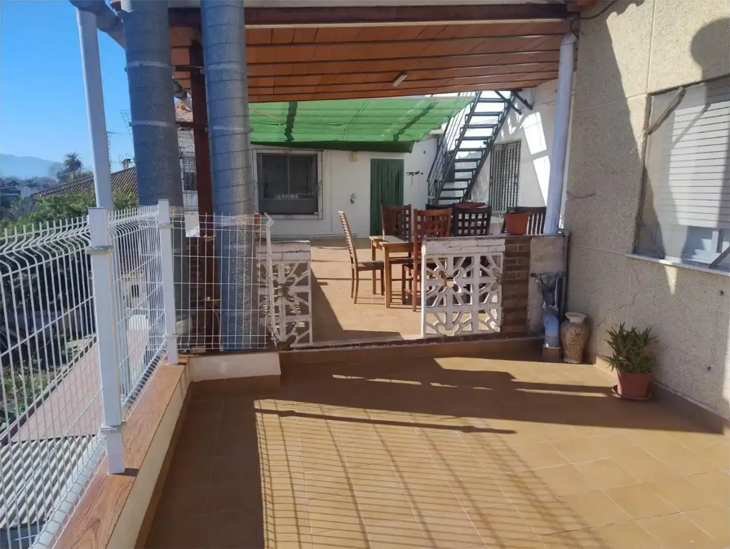 Terrassa de Casa adosada de lloguer en Murcia amb Parquet, Moblat i Forn