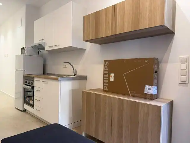 Cocina de Estudio de alquiler en Murcia con Aire acondicionado y Amueblado